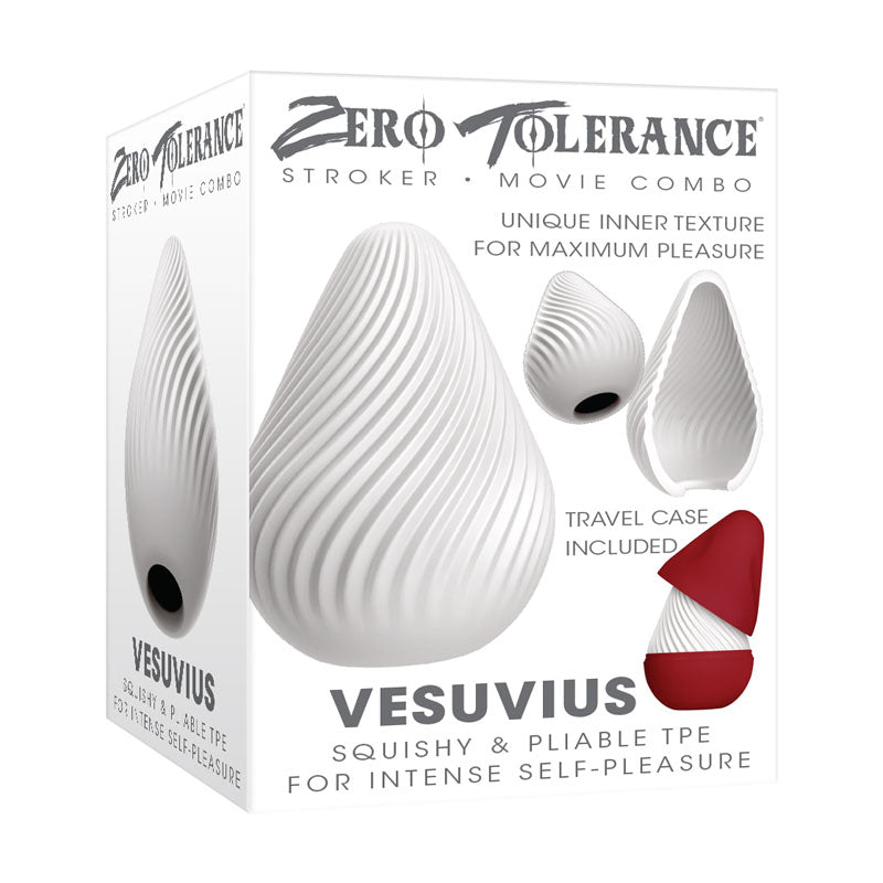 Zero Tolerance VESUVIUS - White Mini Stroker Egg Zero Tolerance